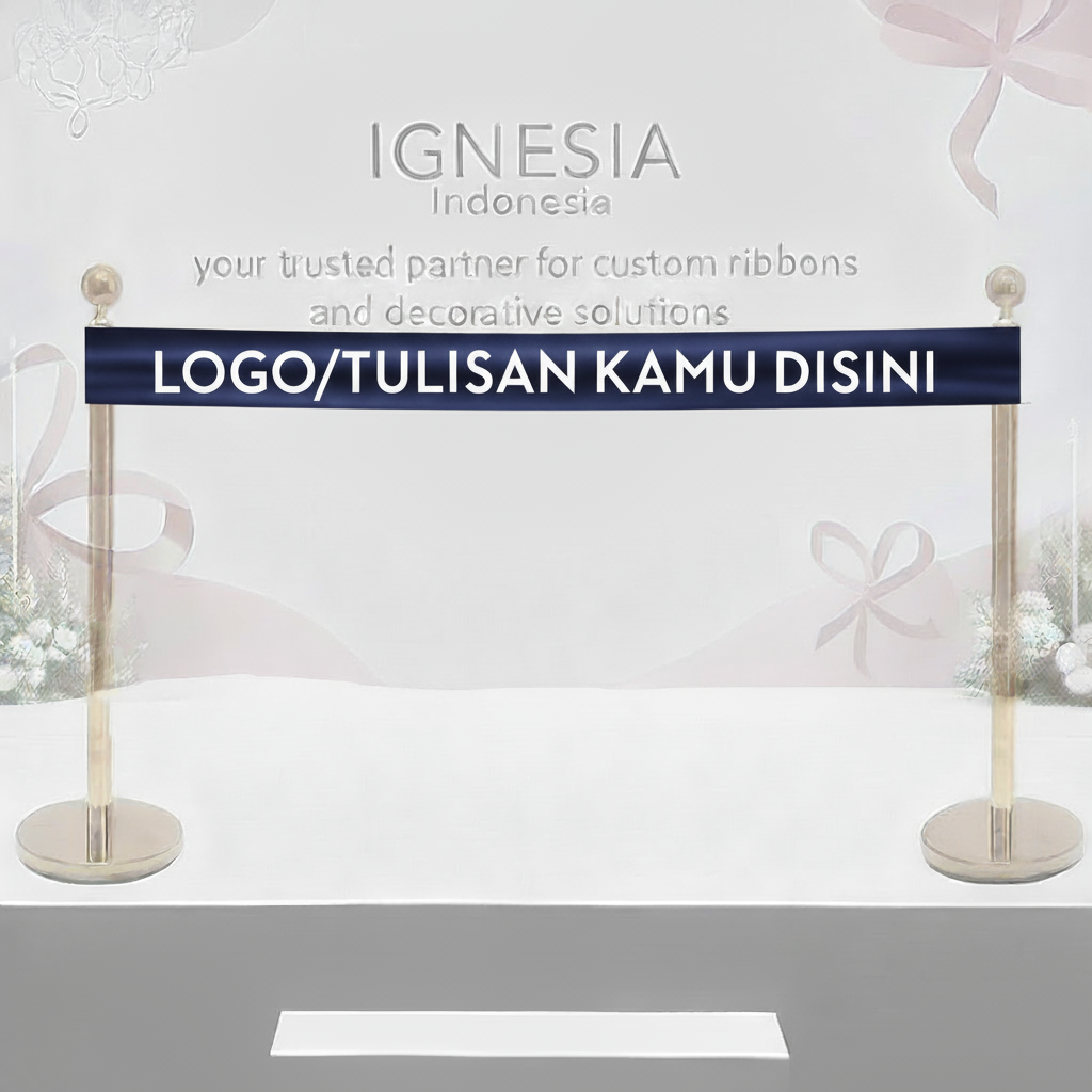 Pita Peresmian Custom Sablon