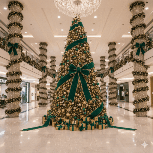 Christmas Decor Wit Large Bow