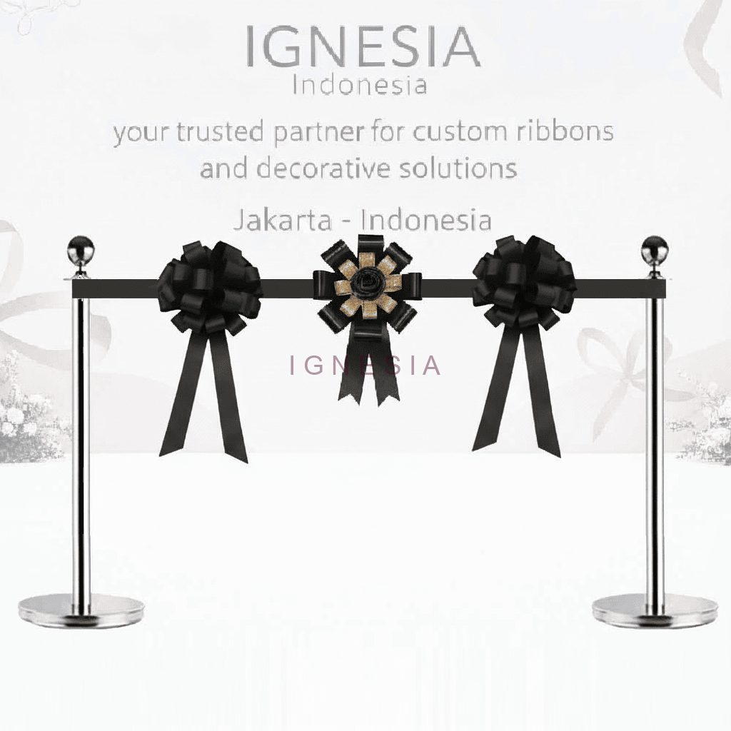 Paket Pita Peresmian Pita 2 Pom 1 Bunga Kombinasi Biru Gold. Dapatkan set lengkap ini untuk Opening Kantor / Toko Baru! Lengkap, Cepat, Ready Banyak Warna Bahan Pita Jepang, ideal untuk Grand Opening, Pembukaan Toko, atau Kantor. Dapatkan SET SIAP PAKAI yang sudah termasuk semua kebutuhan dalam satu kotak! ✅ Isi Dalam Paket Pita Peresmian : 2 Pc Pompom Pita Lengkap dengan 1 Bunga Tengah dengan aksen gold & bunga mawar di bagian tengah. 3 Meter Pita Panjang bisa tambah pita panjang dengan biaya tambahan. Gunting Hias & Nampan bisa dibeli di link terpisah.