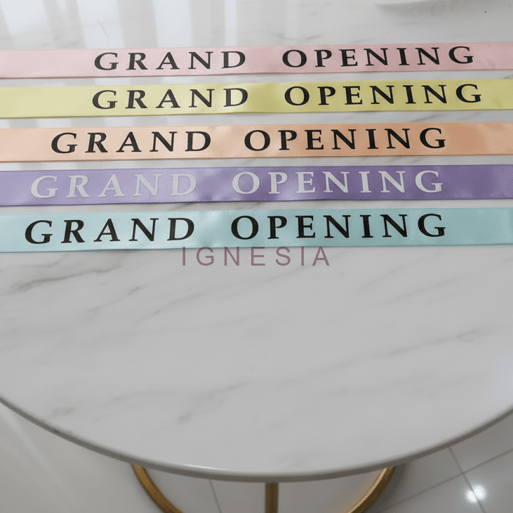 Pita Grand Opening Cetak Tulisan Ready Banyak Warna - Gambar 6