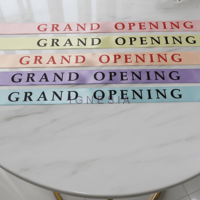Pita Grand Opening Cetak Tulisan Ready Banyak Warna - Gambar 5