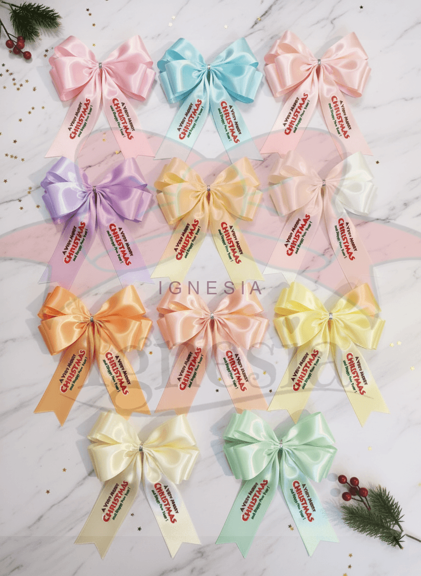 Pita Kado Ulang Tahun Cetak Ucapan Bahan Satin Premium Siap Pakai - Gambar 7