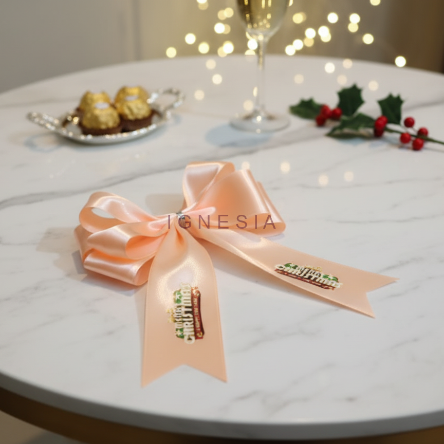 Pita Kado Ulang Tahun Cetak Ucapan Bahan Satin Premium Siap Pakai - Gambar 10