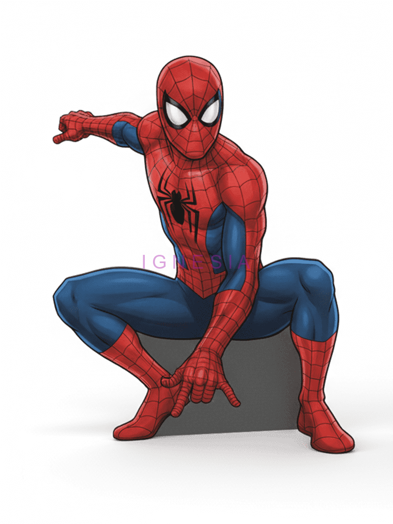 Dekorasi Ulang Tahun Spiderman Standing Karakter Styrofoam 1 Dekorasi Ulang Tahun Anak Laki Styrofoam Spyderman