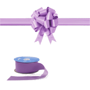 Pita Dekorasi Peresmian Ungu Muda 15cm Set Lengkap PP Real Ribbon By IgnesiaBisa Custom