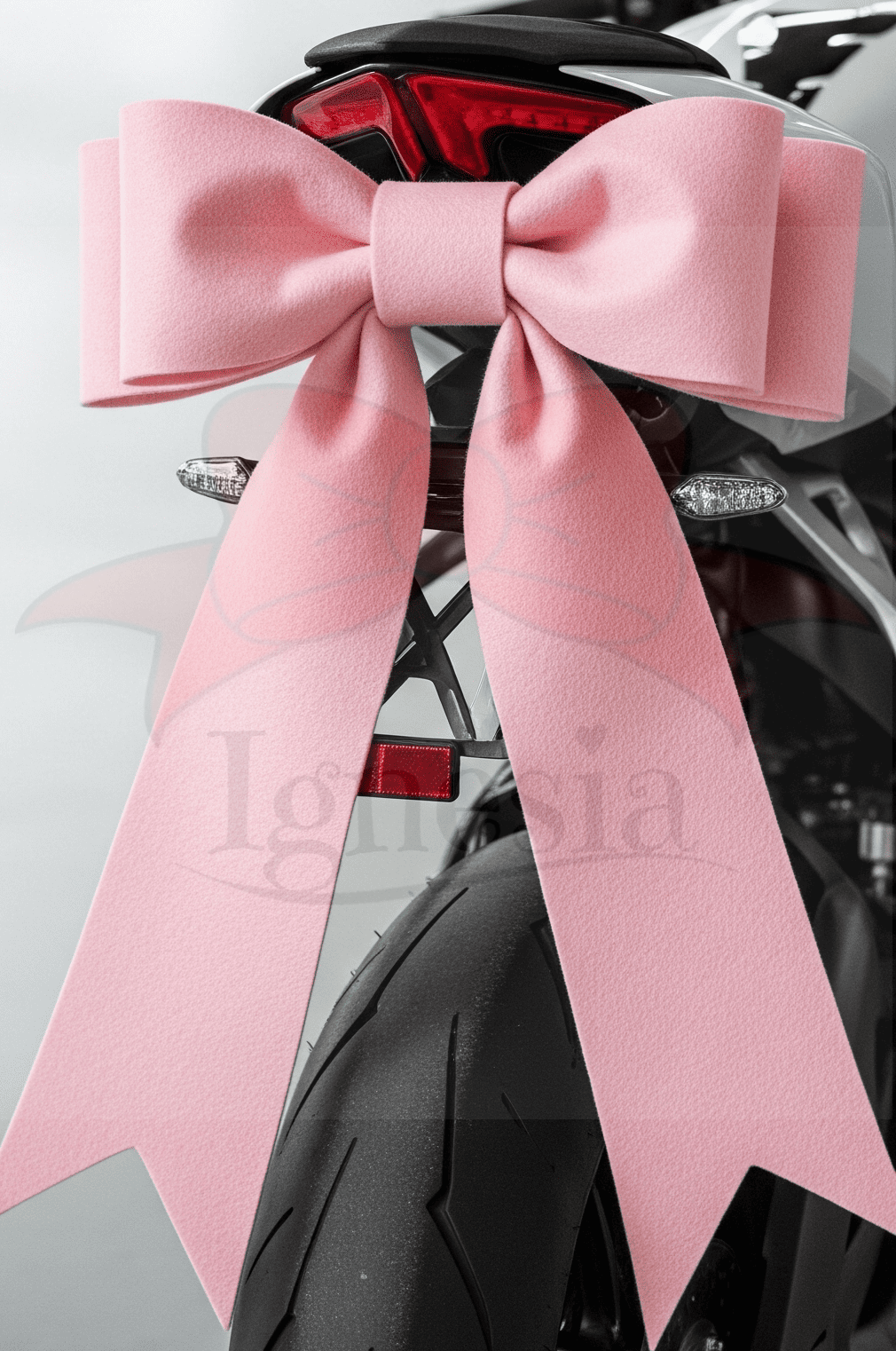 Pita Hiasan DO Motor Baru Warna Pink Muda Untuk Hadiah Besar - Gambar 7