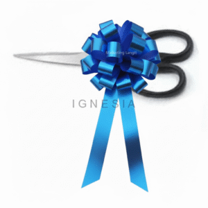 Gunting Hias Pita Biru Untuk acara peresmian gunting pita grand opening