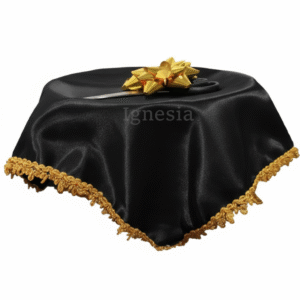 Baki Grand Opening Hitam 35cm Muat 3-4 Gunting Lis Gold Bisa Custom