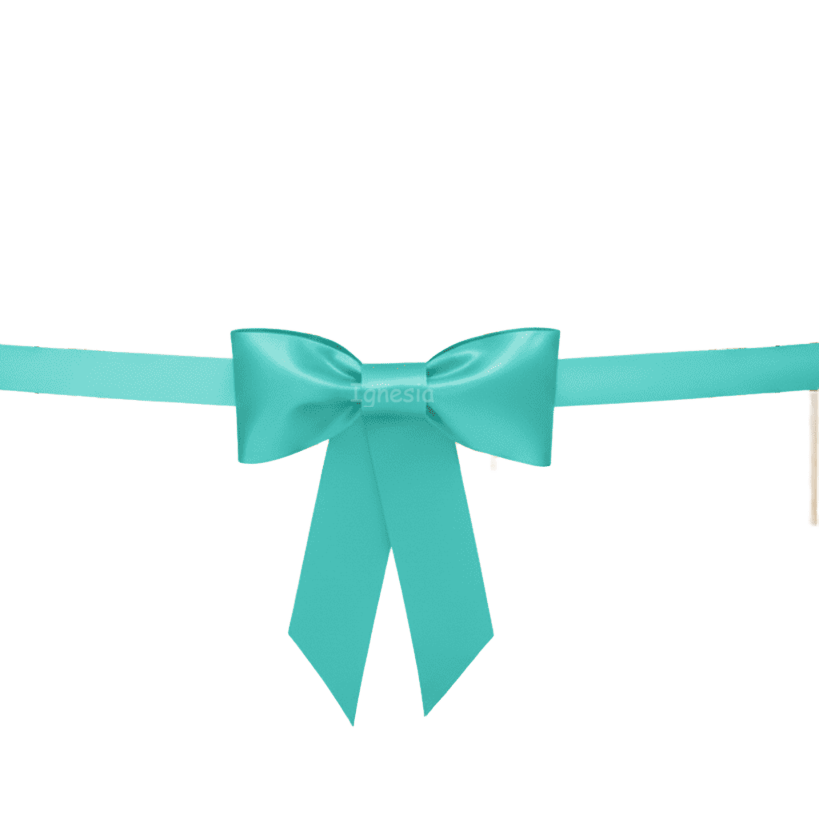 Custom Pita Grand Opening Tosca Teal 70cm Polos Satin Premium Tebal Lis Gold