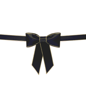Kustom Pita Grand Opening Kantor Hitam 70cm Polos Satin Premium Tebal Lis Gold
