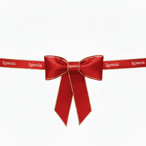 Pita Peresmian Cepat Jadi | Grand Opening | Custom Satin Merah