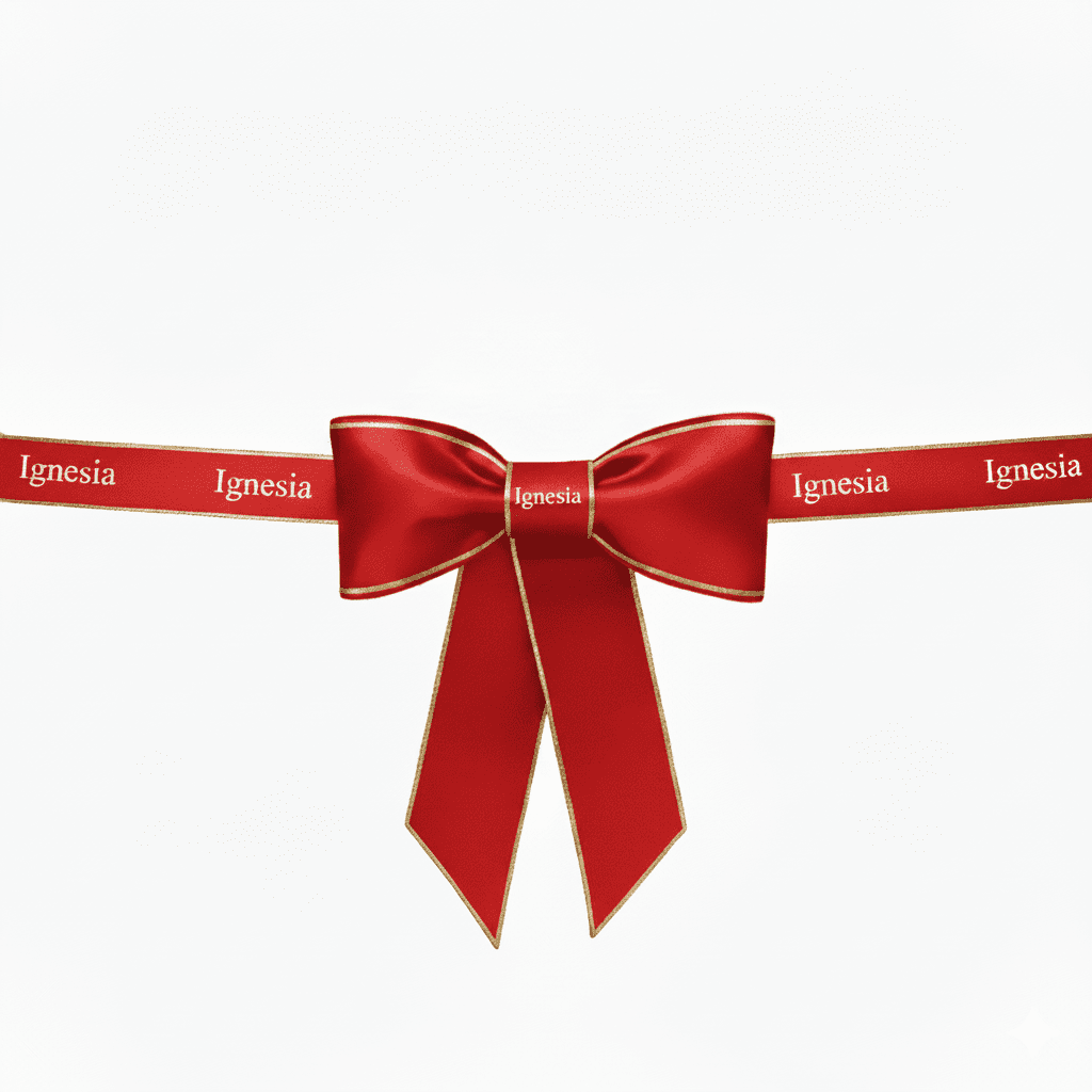 Pita Peresmian Cepat Jadi | Grand Opening | Custom Satin Merah