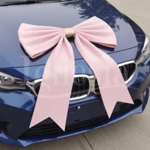 Pita Hiasan Mobil Baru 100cm Pink Muda Untuk Handover