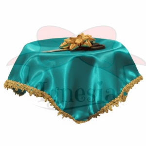 Baki Grand Opening Tosca Teal 35cm Muat 3-4 Gunting Lis Gold Bisa Custom