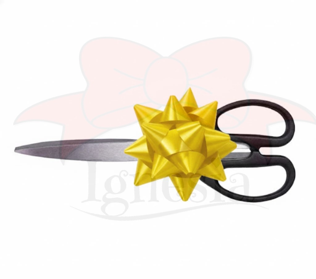 Pia Gunting Star untuk peresmian grand opening Kantor Toko Gudang Gedung Baru