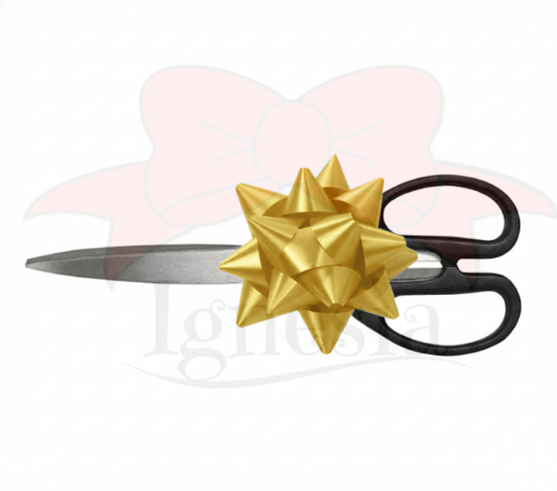 Pia Gunting Star untuk peresmian grand opening Kantor Toko Gudang Gedung Baru