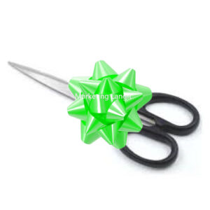 Pia Gunting Star untuk peresmian grand opening Kantor Toko Gudang Gedung Baru