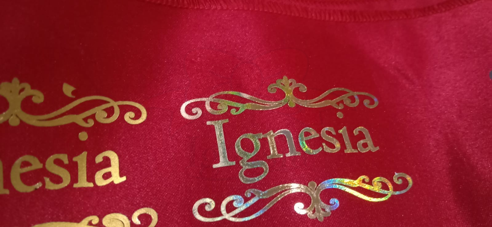 Pita Peresmian Cetak Sablon Gold Metalik Mengkilap Mewah Tajam - Ignesia Pitabesar.com
