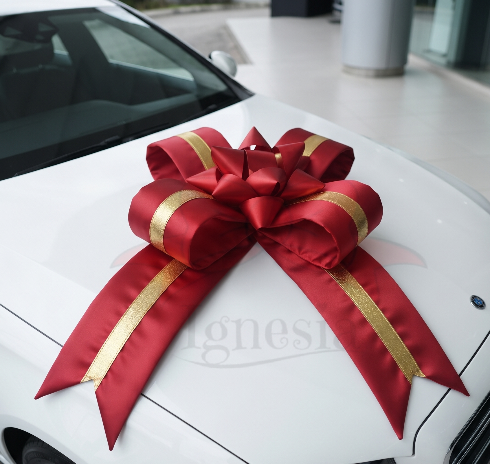Pita Hadiah Mobil Oikos Ekonomis By Ignesia Bahan Satin Custom Warna Hiasan Hadiah Besar 1 Pita Hadiah Mobil Untuk Handover Mobil Lis Gold
