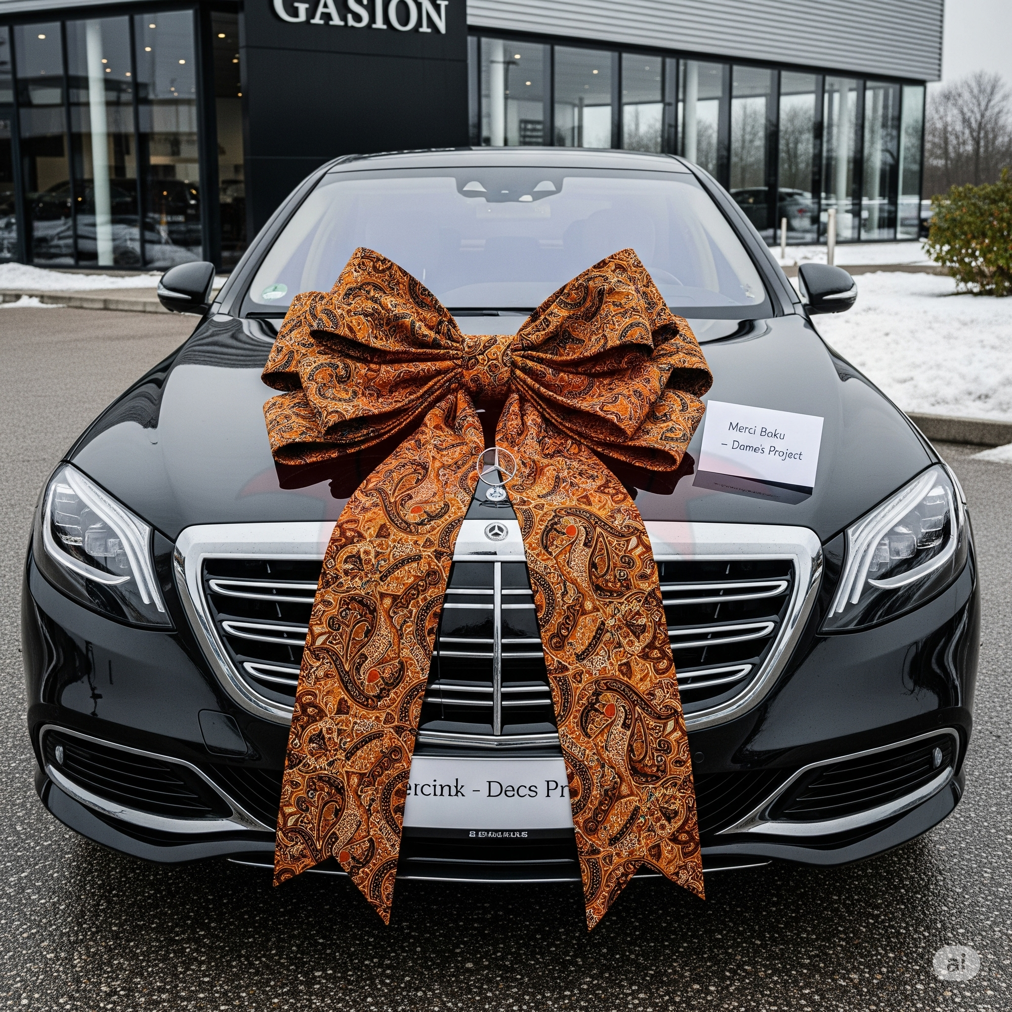 Pita Besar Batik Hiasan Hadiah Mobil Baru Heritage edition