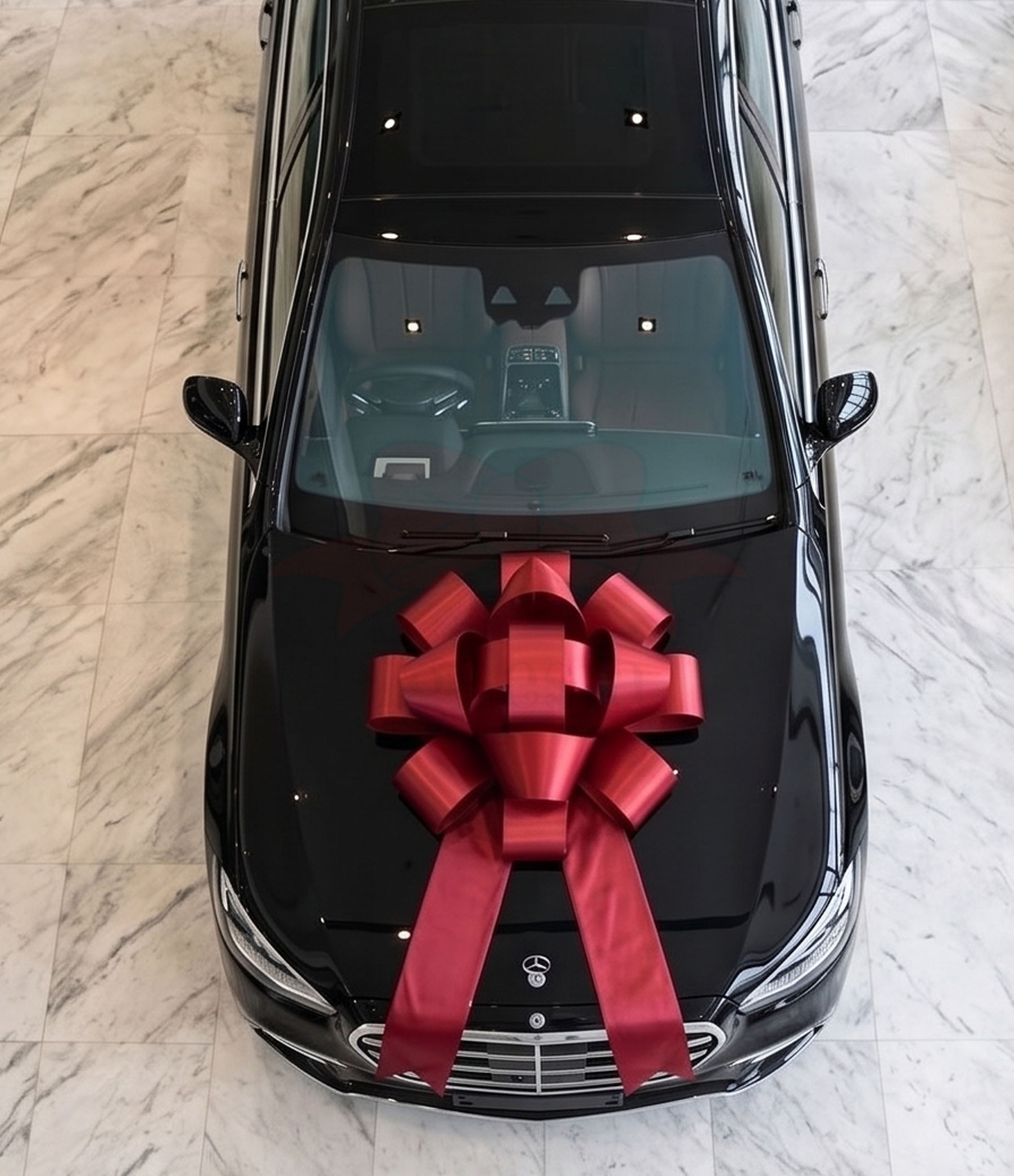 Pita Untuk Handover Mobil Mewah Baru