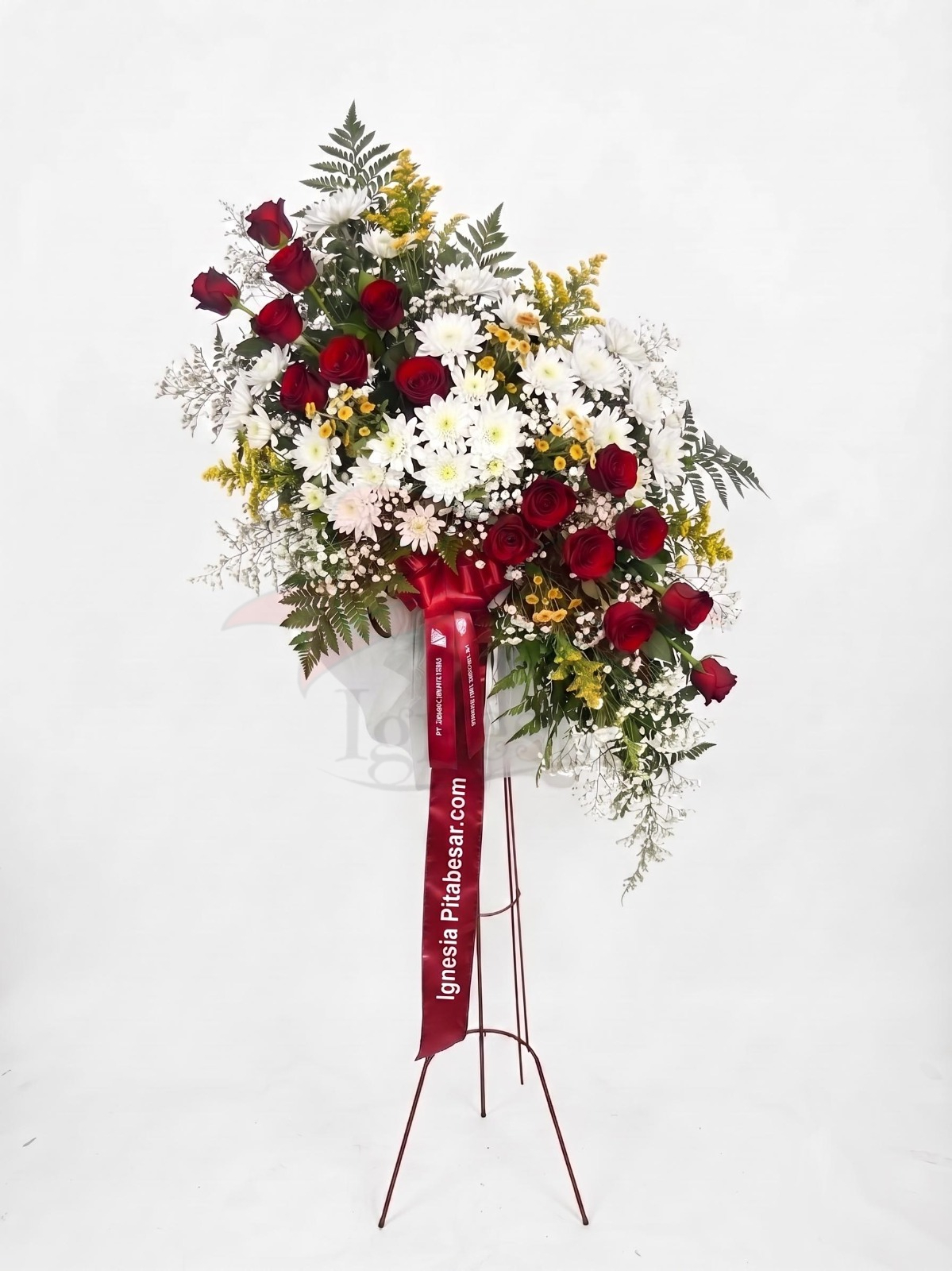 Standing Flower Ucapan Selamat Full Bunga Segar Premium